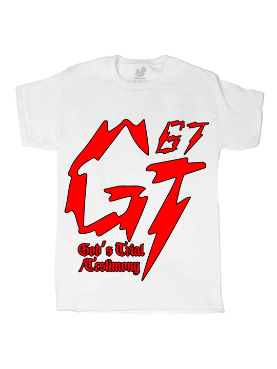 James Glover Tyson Logo Red Oversize Print