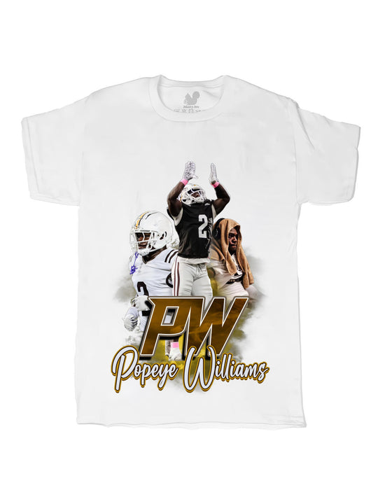 Popeye Williams Initials Oversize Print