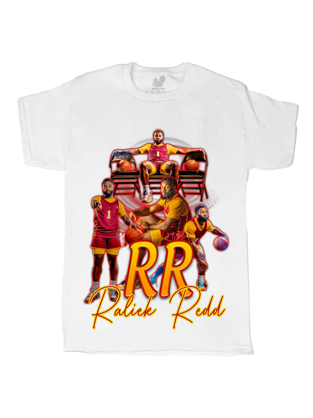 Raliek Redd Initials Oversize Print