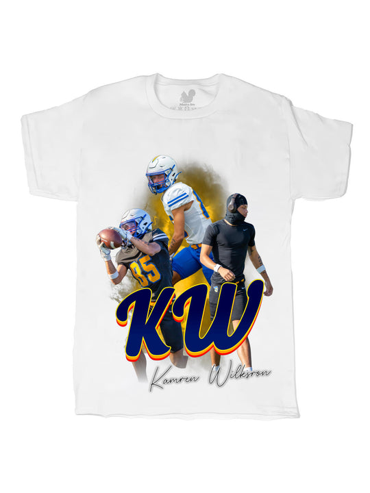 Kamren Wilkerson Initials Oversize Print