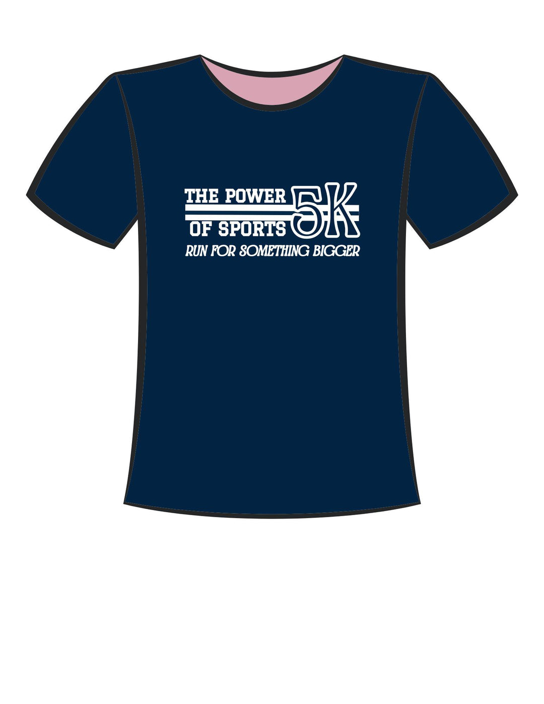 Bigger Than Sports The Power of Sports 5k 500pcs Shirt