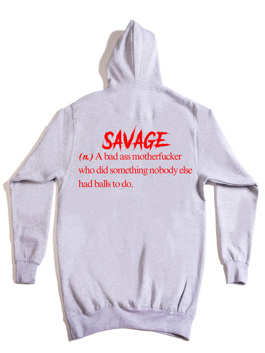 SC x Savage Red Hoodie