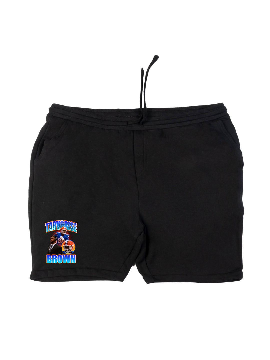 Tarvorise Brown Collage Shorts