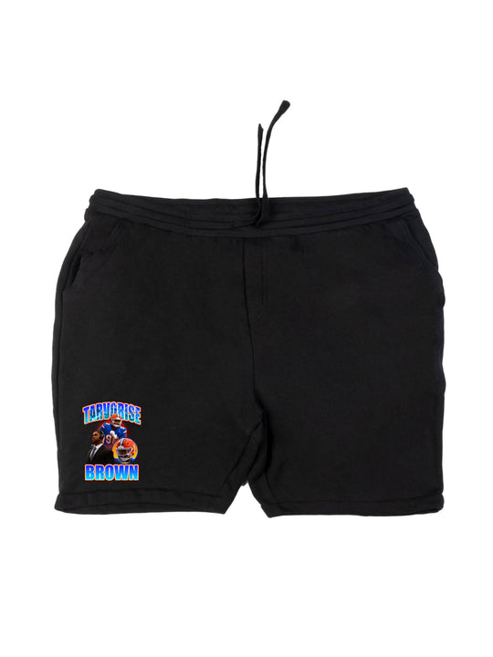 Tarvorise Brown Collage Shorts