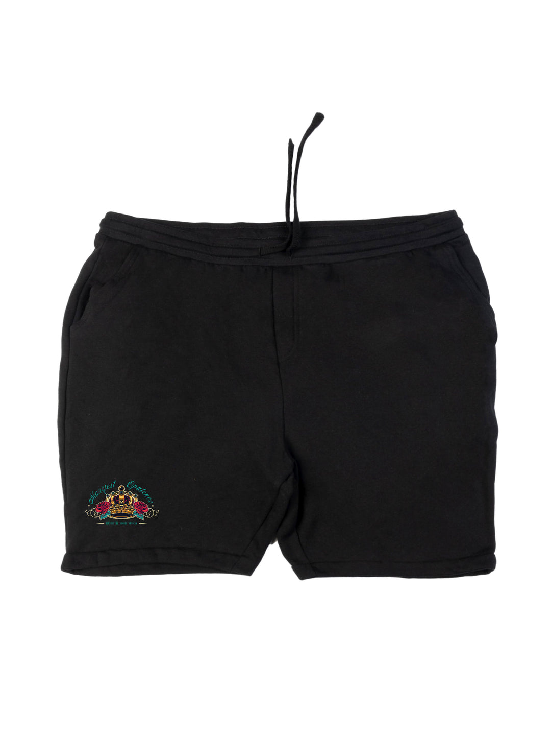 Manifest Opulence Gold Crown Shorts