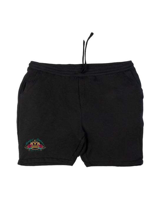 Manifest Opulence Gold Crown Shorts