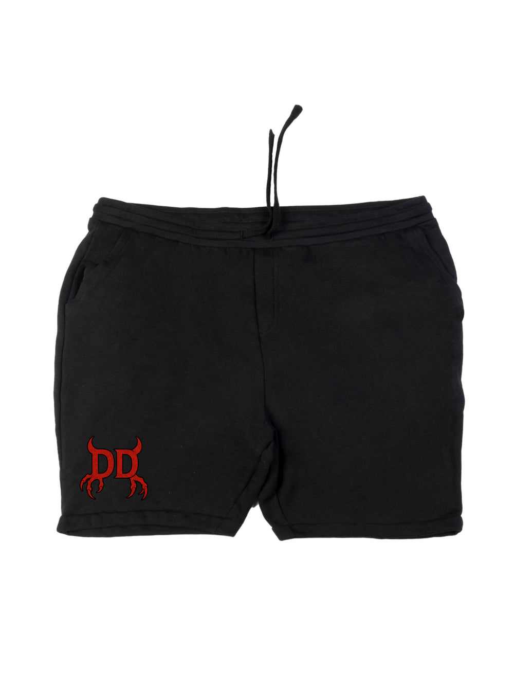 Dead Eyed Demon Red Initials Shorts