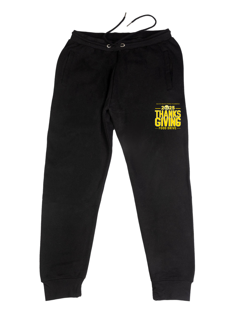Jayvon Graves Foundation 2025 Thanks Giving Yellow R Sweatpants