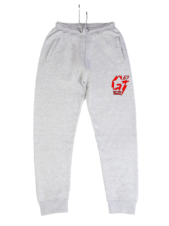 James Glover Tyson Logo Red Sweatpants