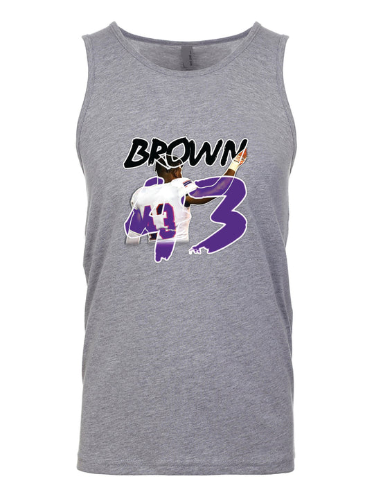 Kyren Brown Tank Top