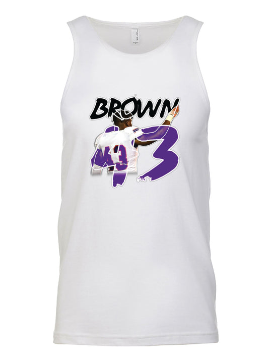 Kyren Brown Tank Top