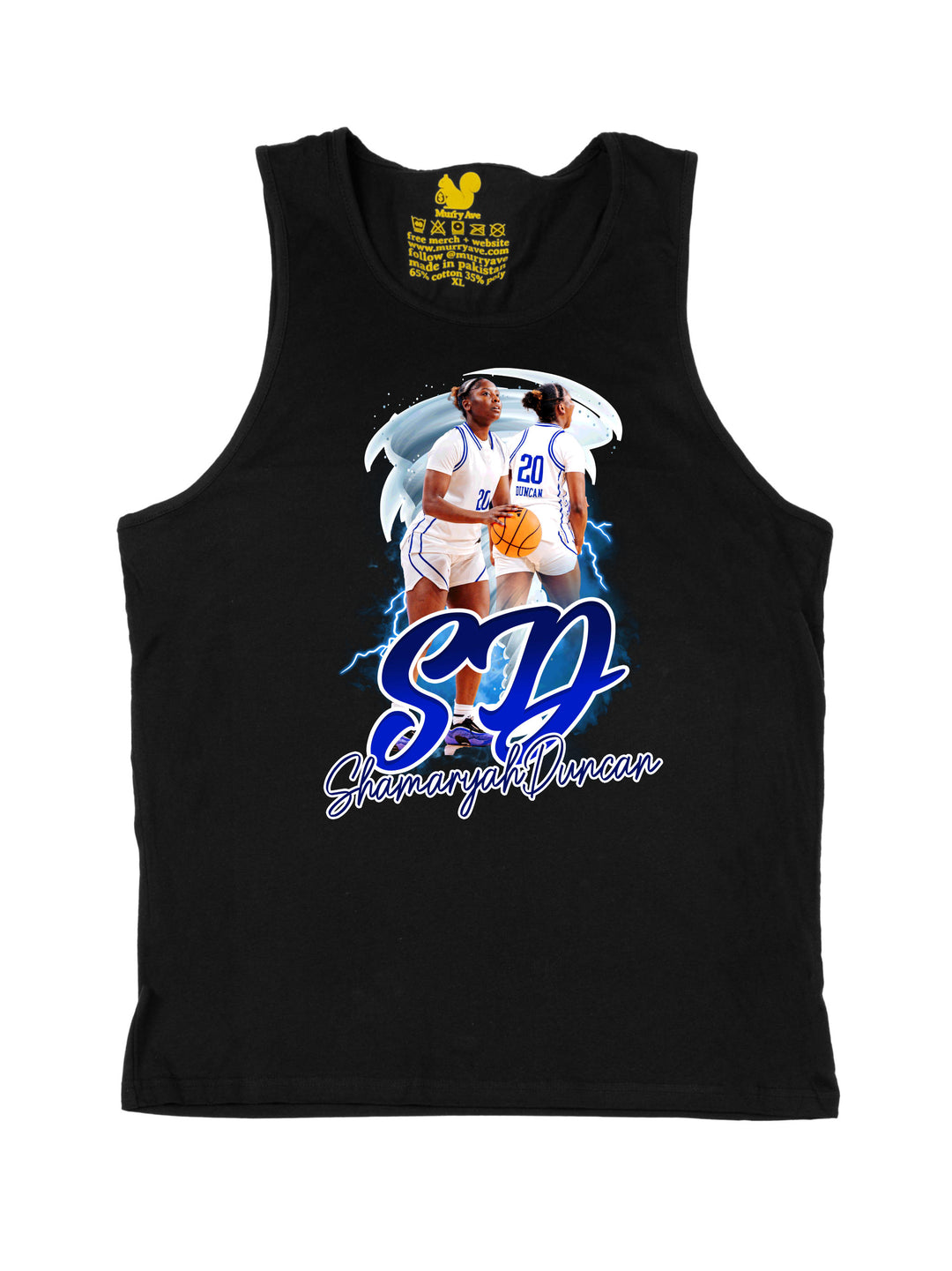 Shamaryah Duncan Initials Tank Top
