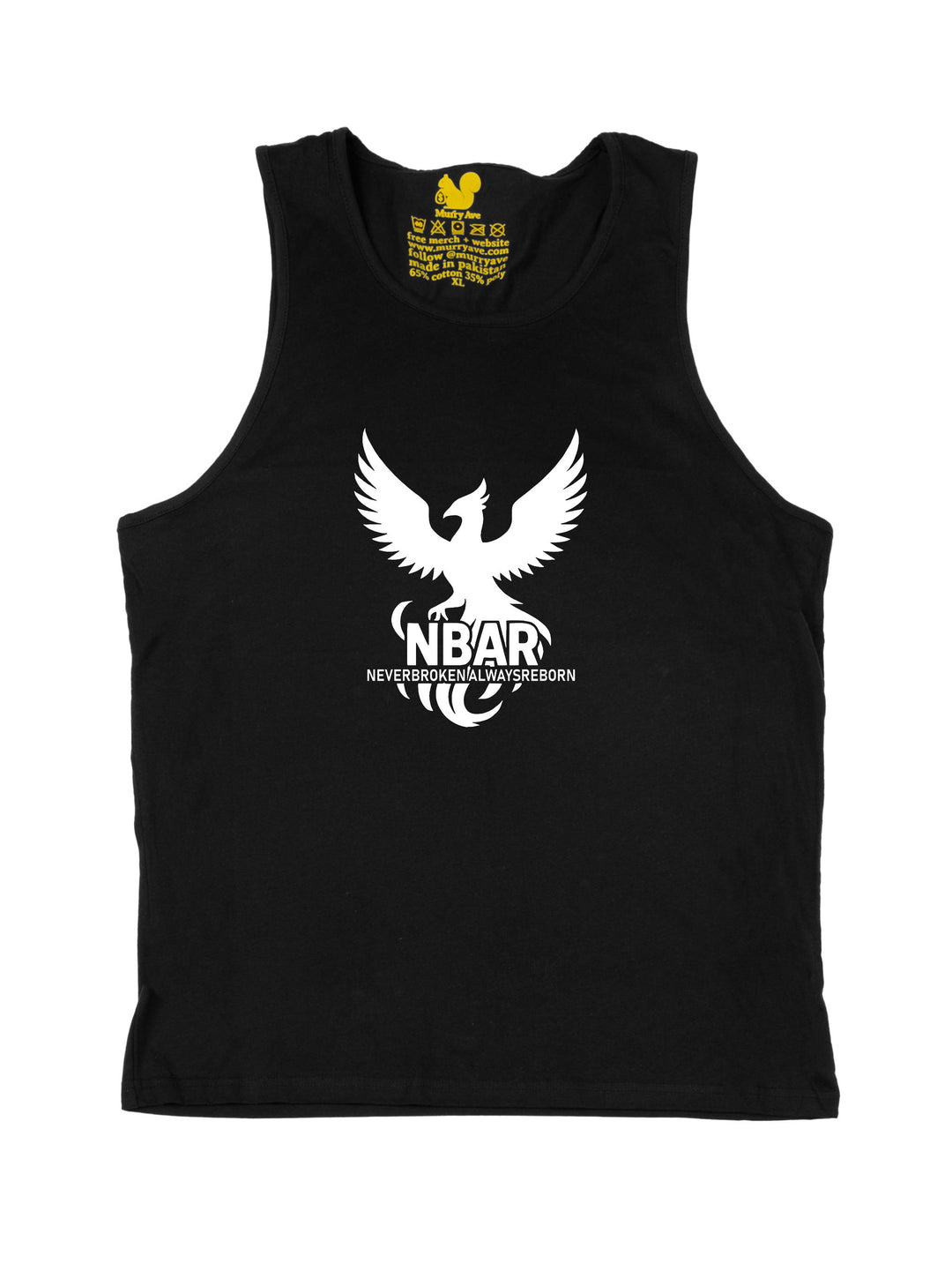NBAR Logo White Tank Top