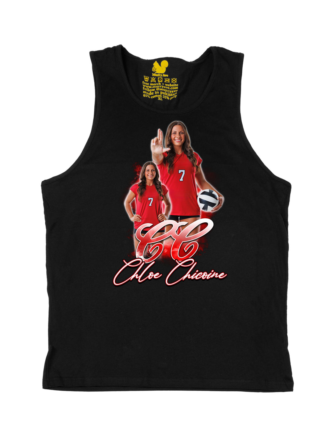 Chloe Chicoine Initials Tank Top