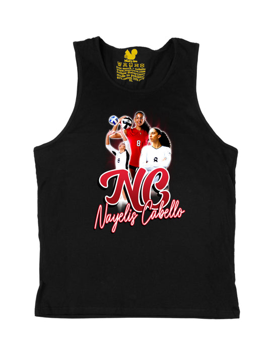 Nayelis Cabello Initials Tank Top