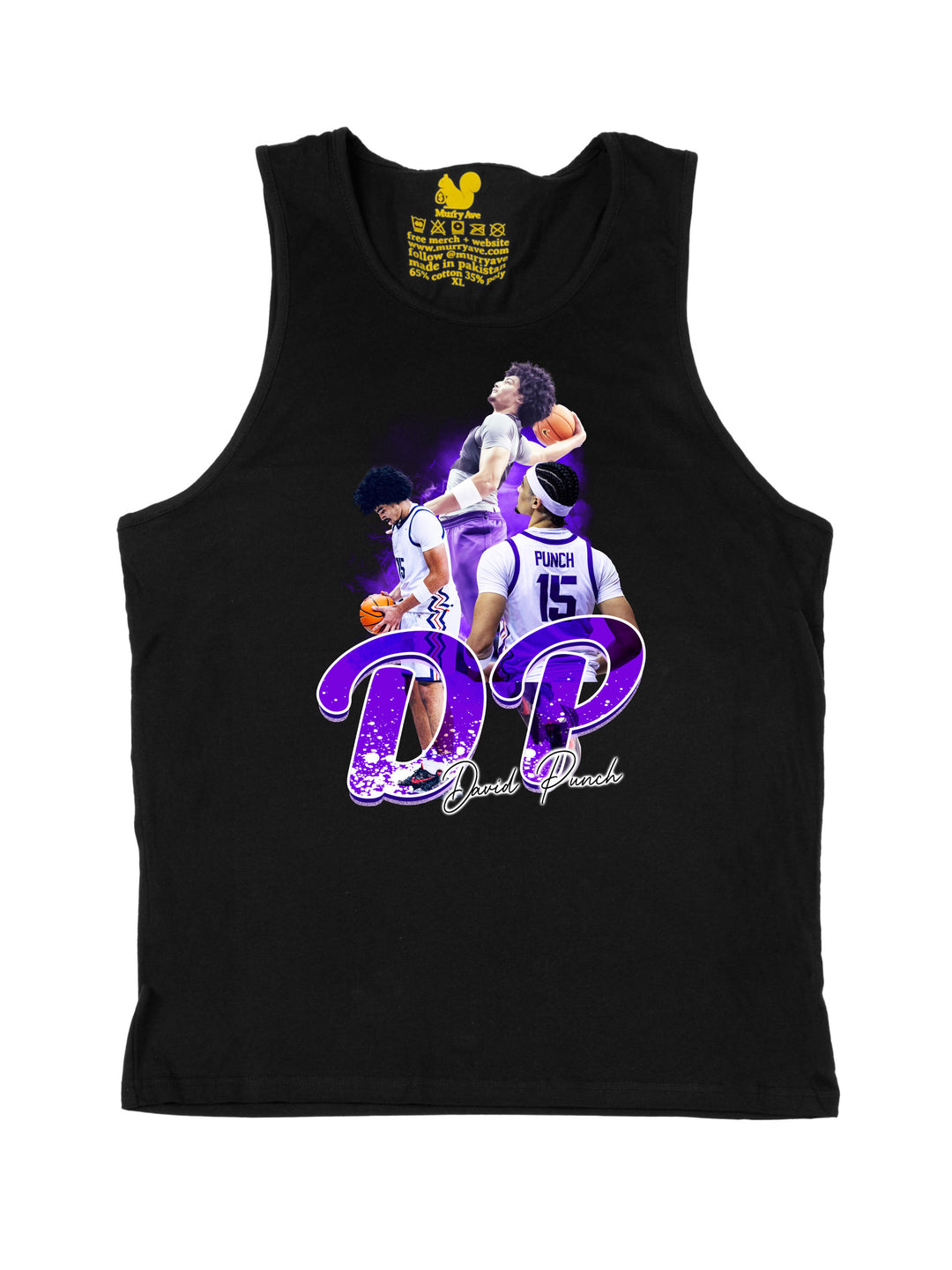 David Punch Initials Tank Top