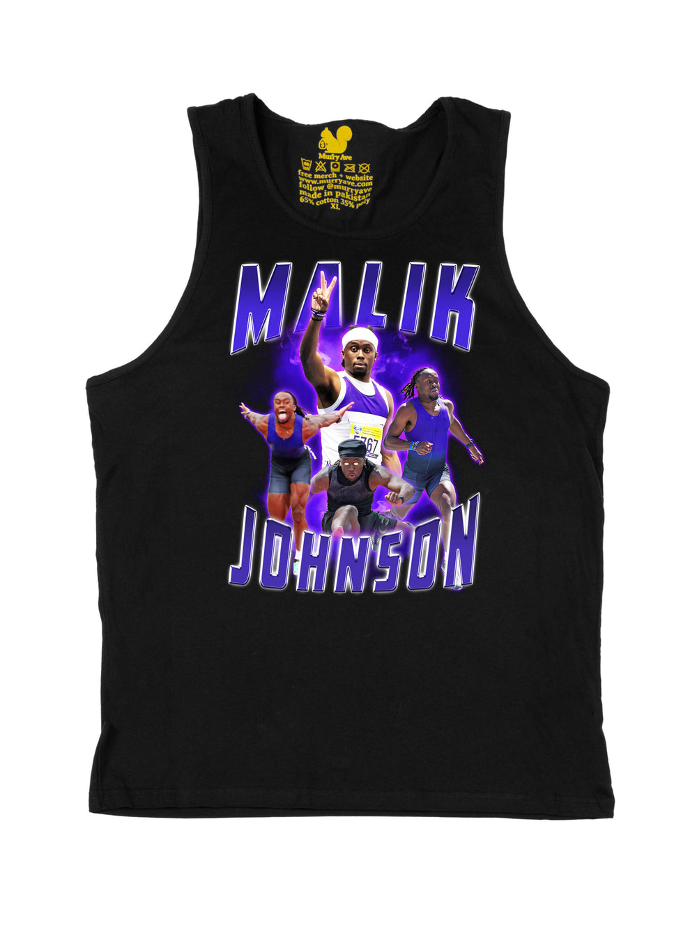 Malik Johnson Collage Tank Top