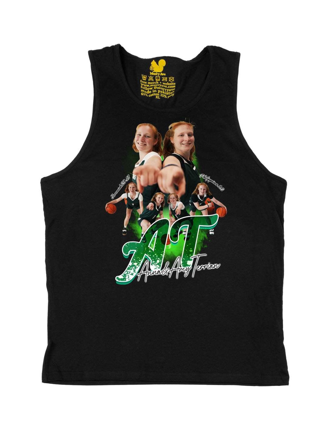 Anna and Amy Terrian Collage Tank Top