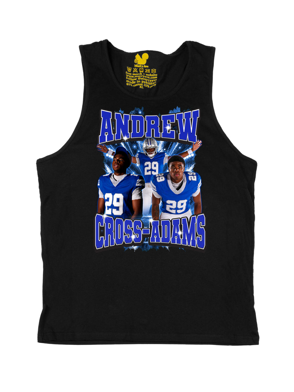 Andrew Cross Adams Collage Tank Top