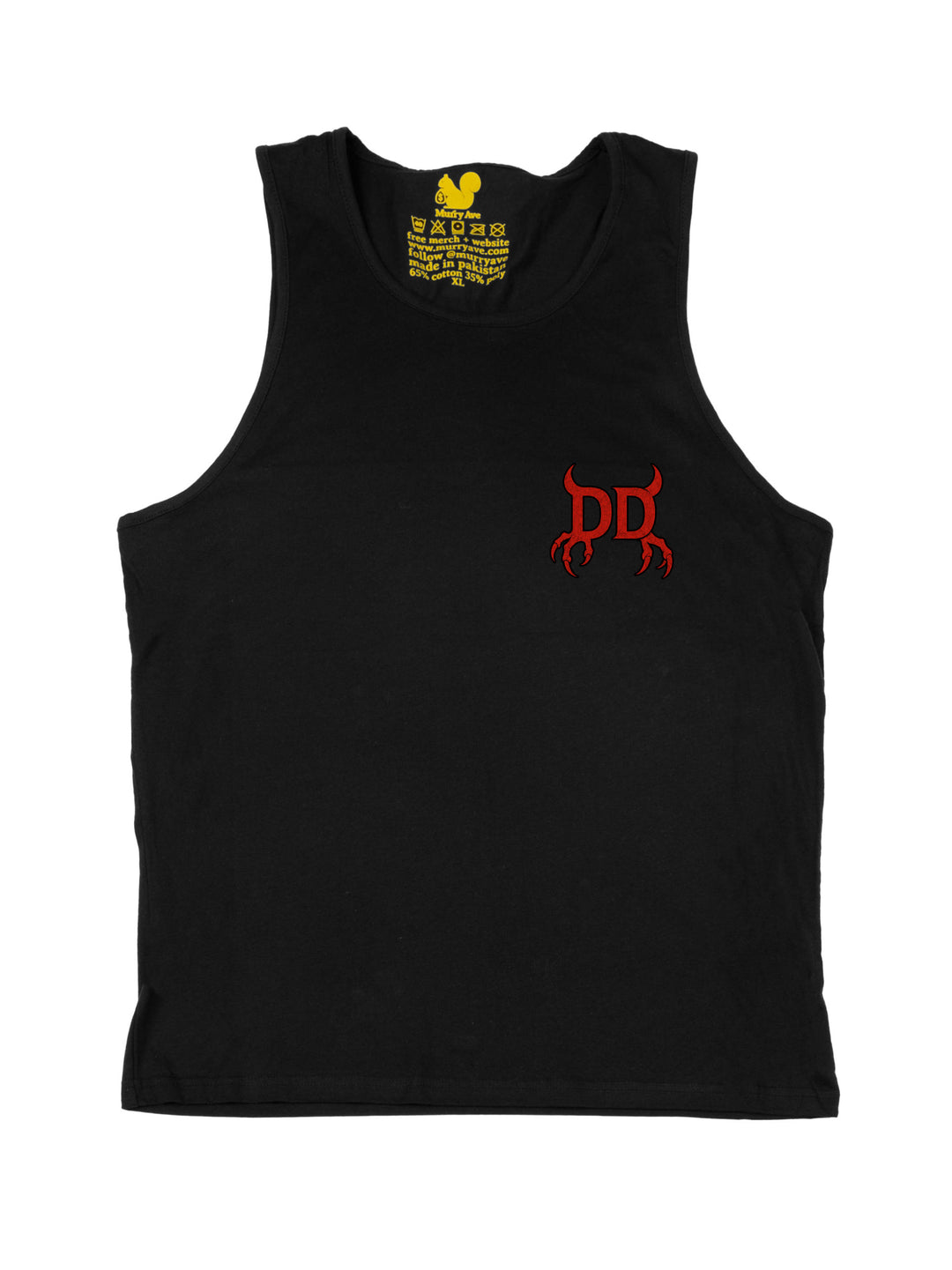 Dead Eyed Demon Red Pocket Tank Top