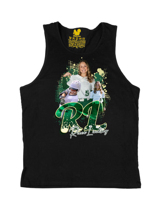 Reece Lindsay Initials Tank Top