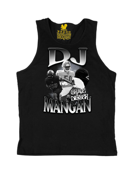 DJ Mangan Initials Tank Top