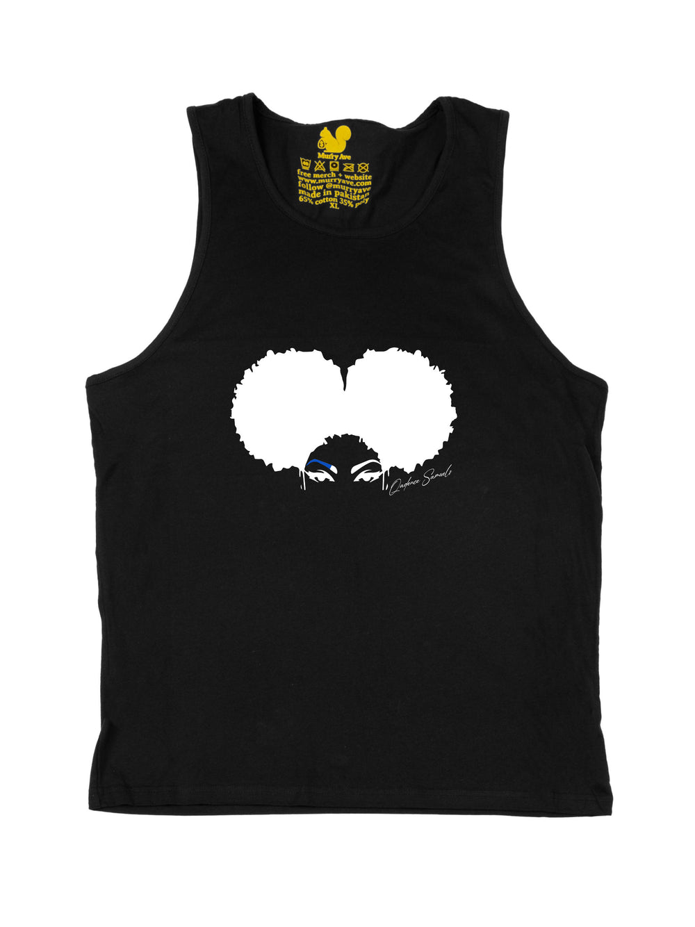 Qadence Samuels Logo White Tank Top