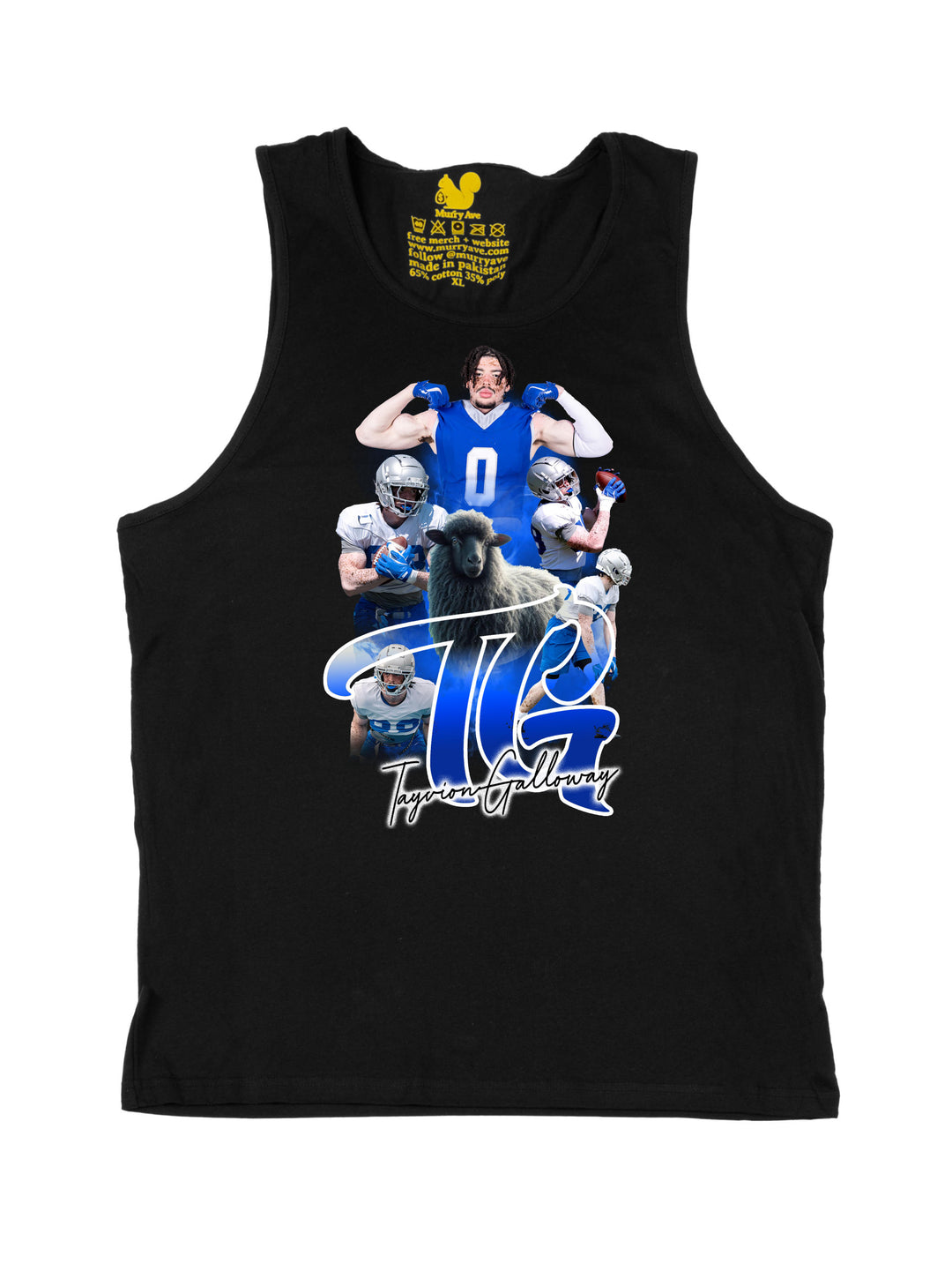 Tayvion Galloway Initials Tank Top