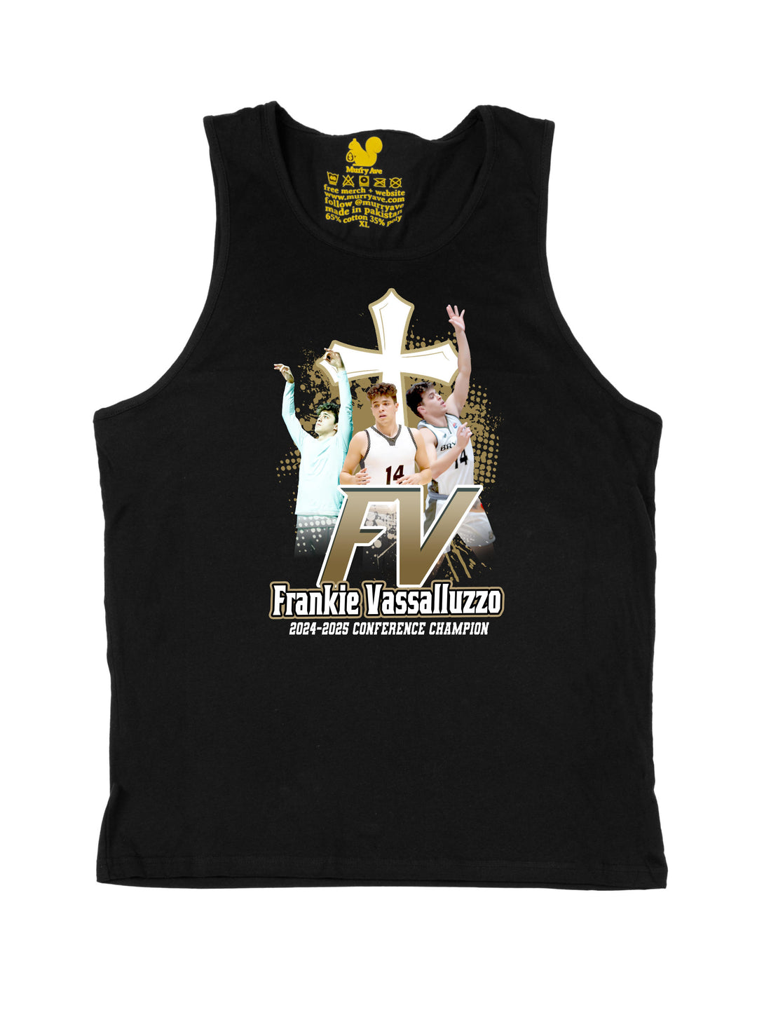 Frankie Vassalluzzo Initials Tank Top