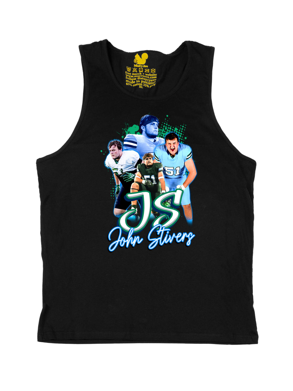 John Stivers Initials Tank Top