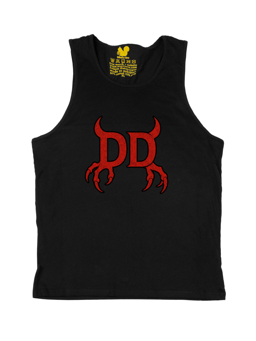 Dead Eyed Demon Red Initials Tank Top