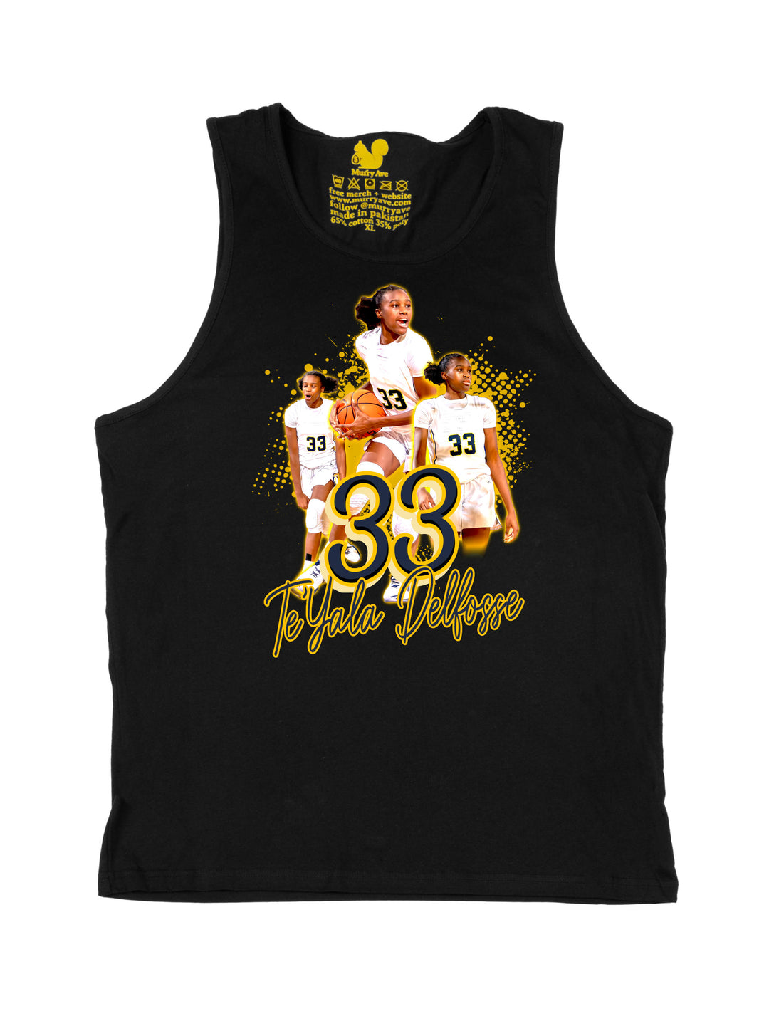 TeYala Delfosse Initials Tank Top