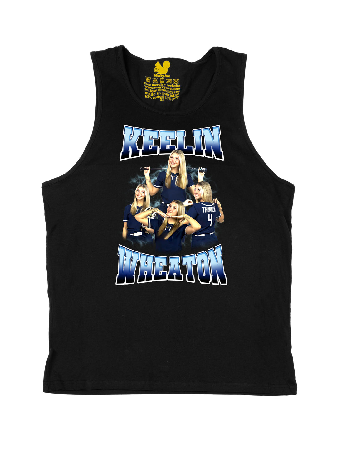 Keelin Wheaton Collage Tank Top
