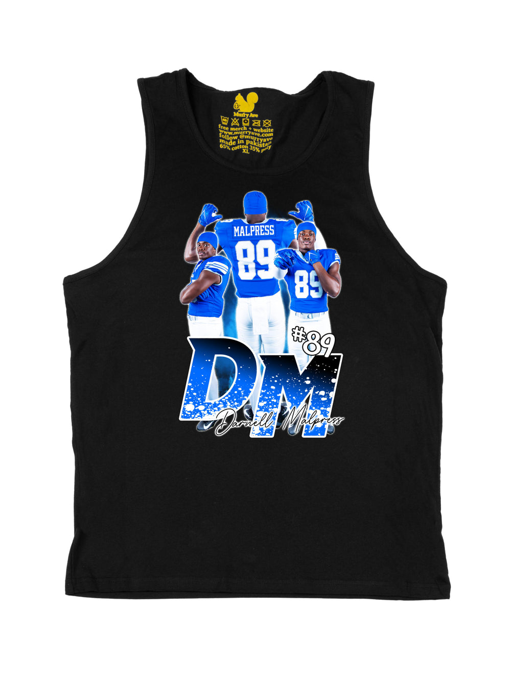 Darnell Malpress Initials Tank Top