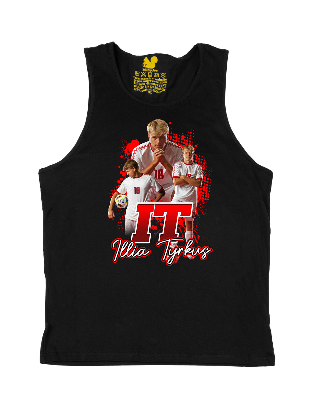Illia Tyrkus Initials Tank Top