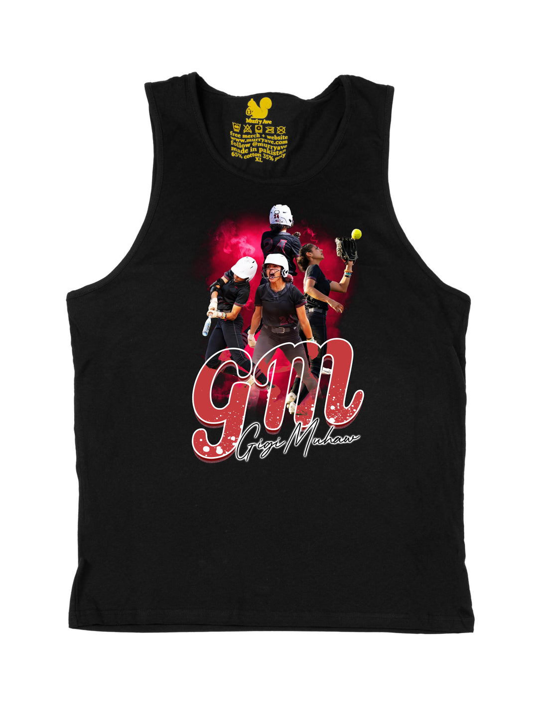 Gigi Muhaw Initials Tank Top