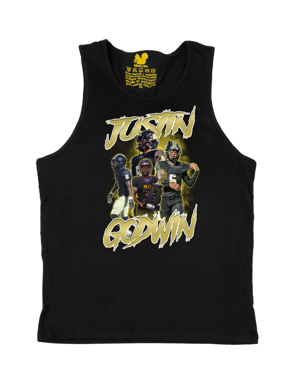 Justin Godwin Collage Tank Top