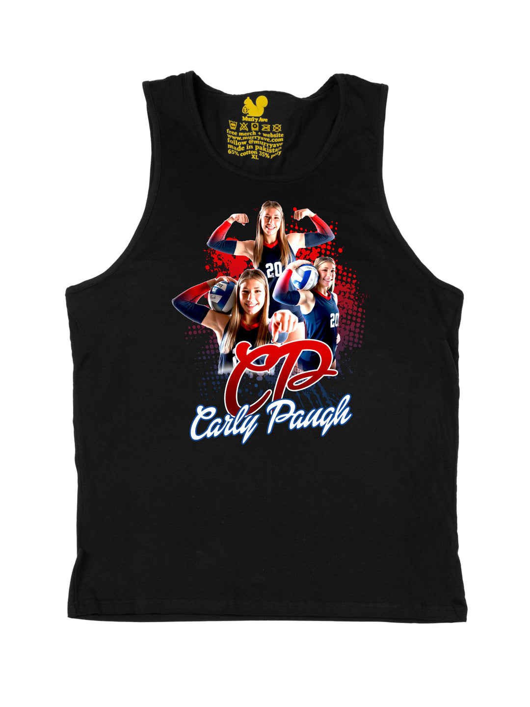 Carly Paugh Initials Tank Top