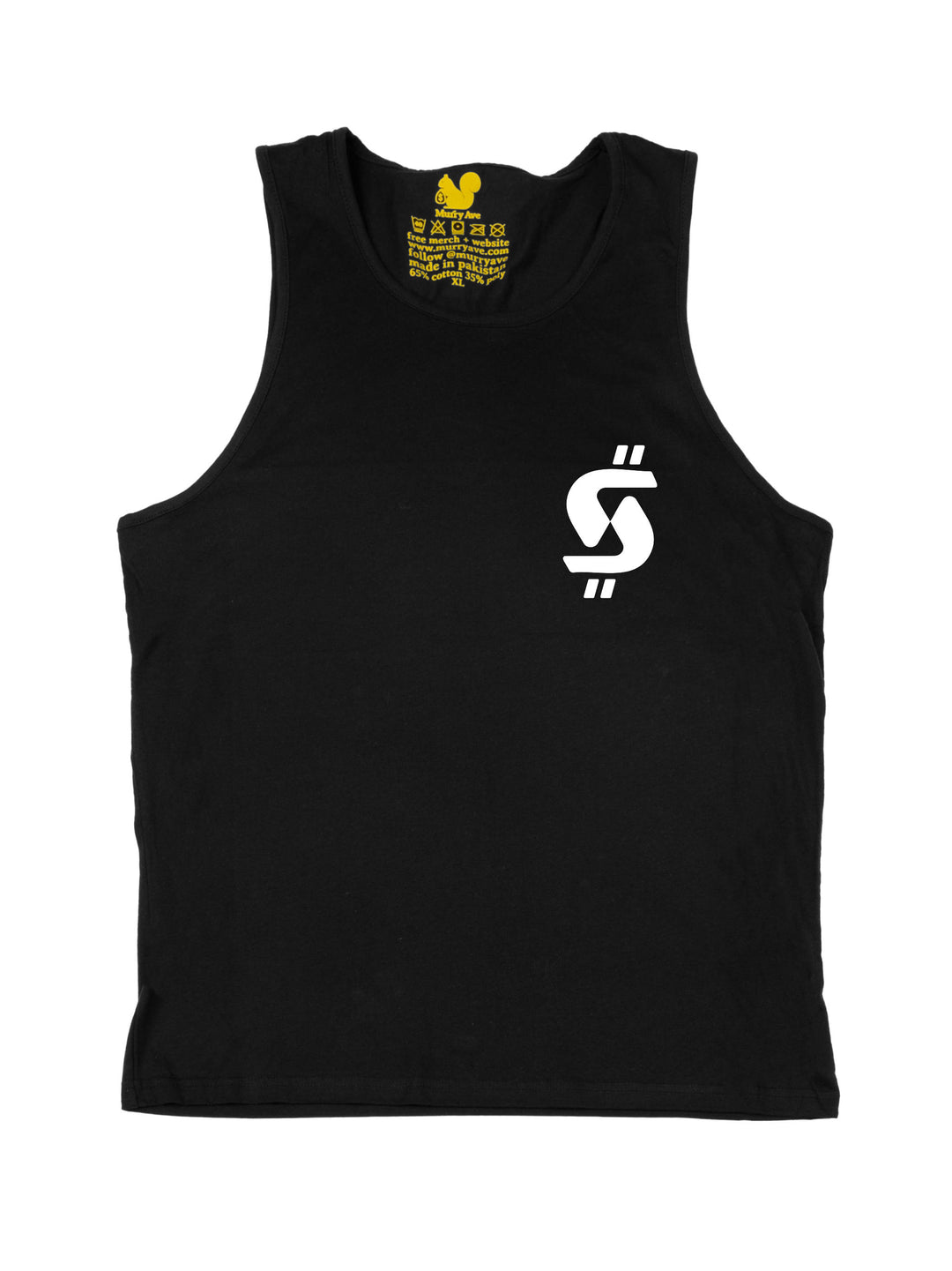C Money Pocket White Tank Top