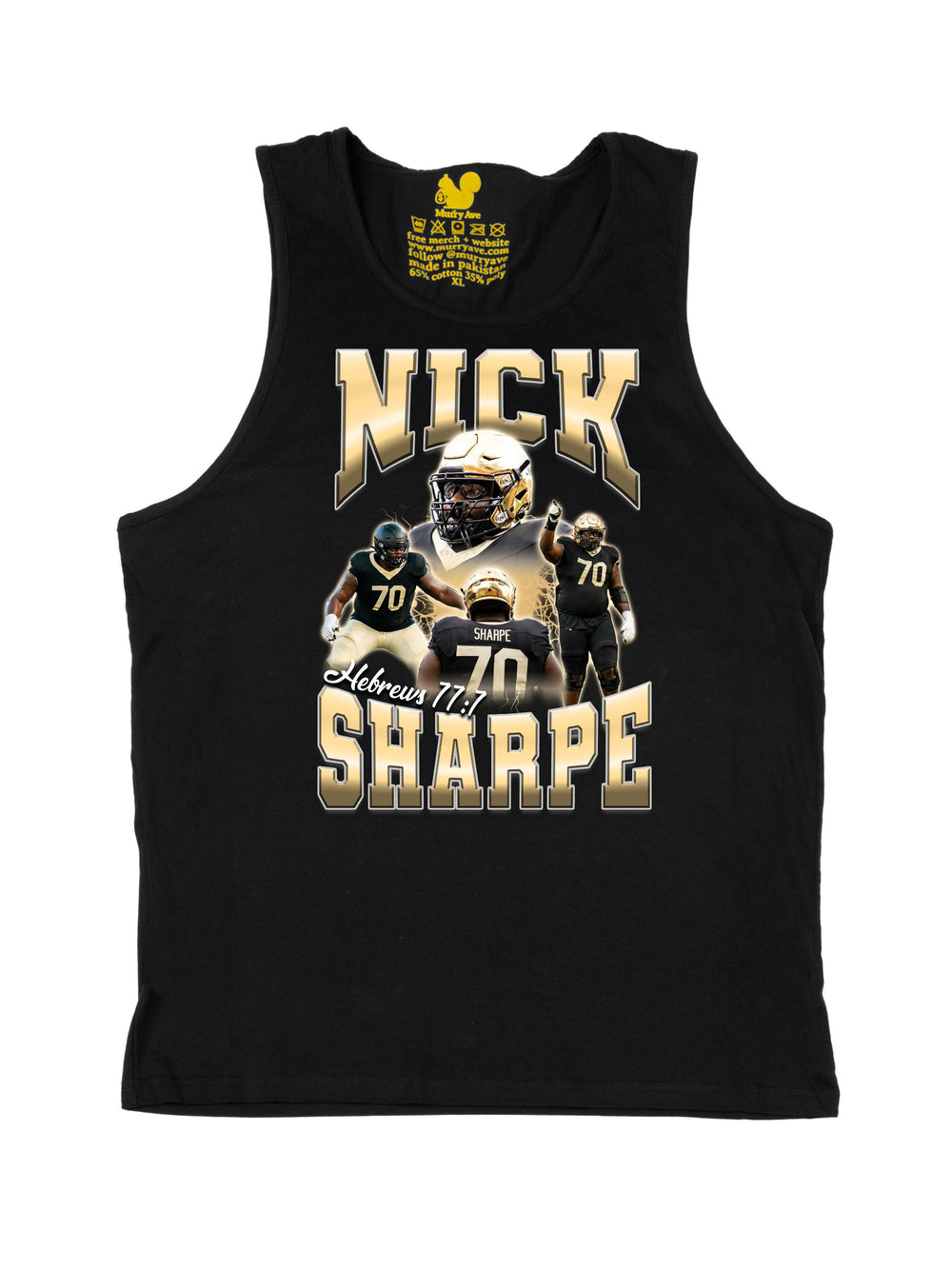 Nick Sharpe Collage Bulk Tank Top