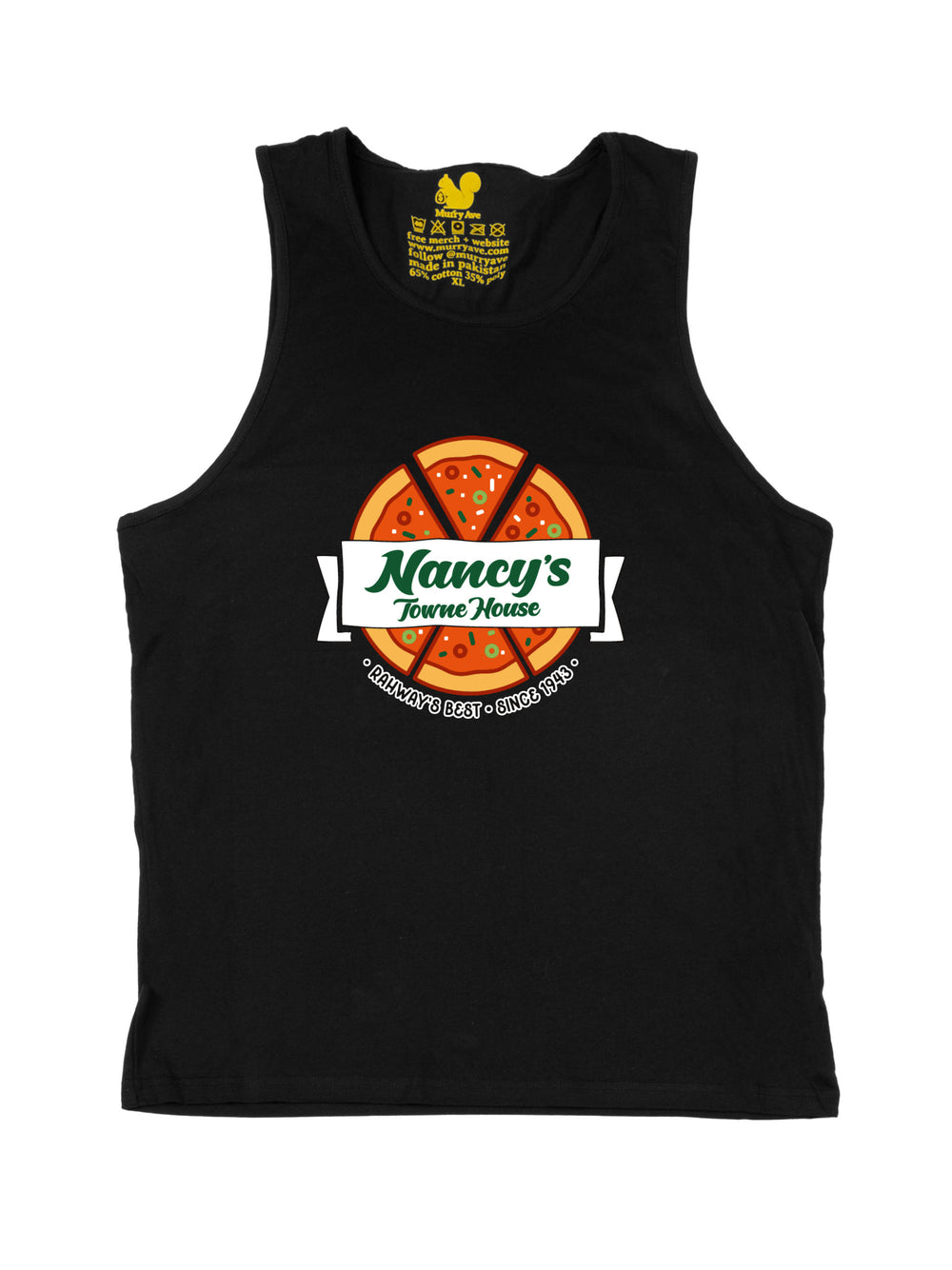 Nancys Towne House Pizza Logo Tank Top