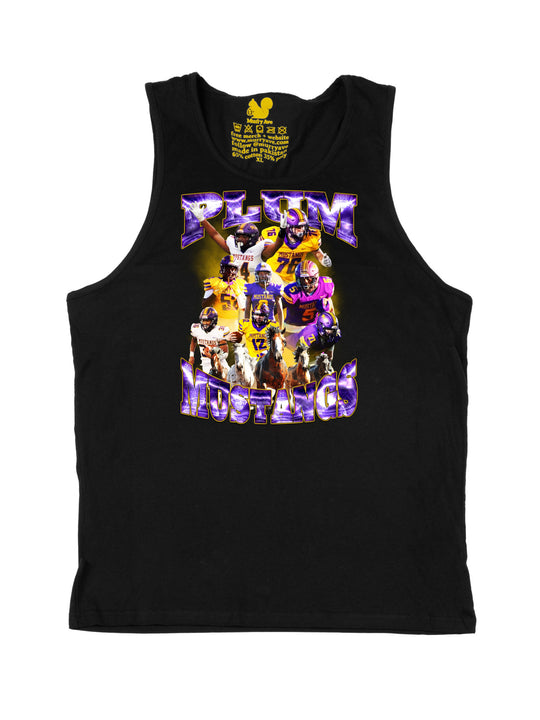Plum Mustangs Tank Top
