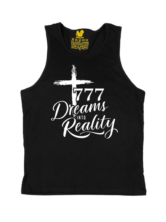 777 Dreams into Reality White Tank Top