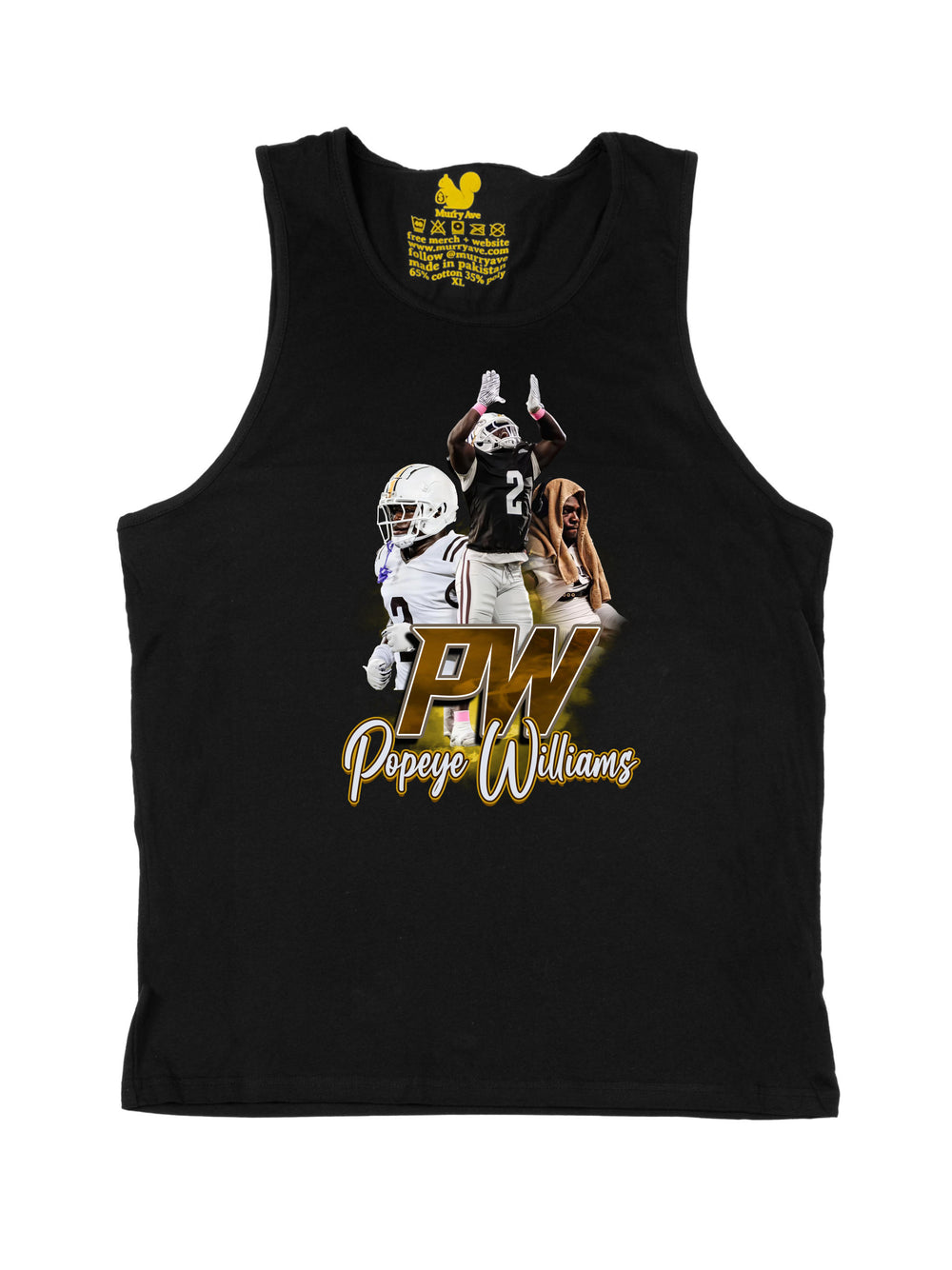 Popeye Williams Initials Tank Top