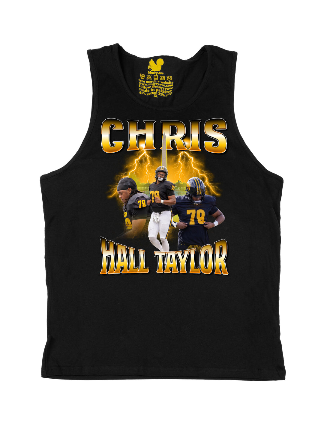 Chris Hall Taylor Collage Tank Top