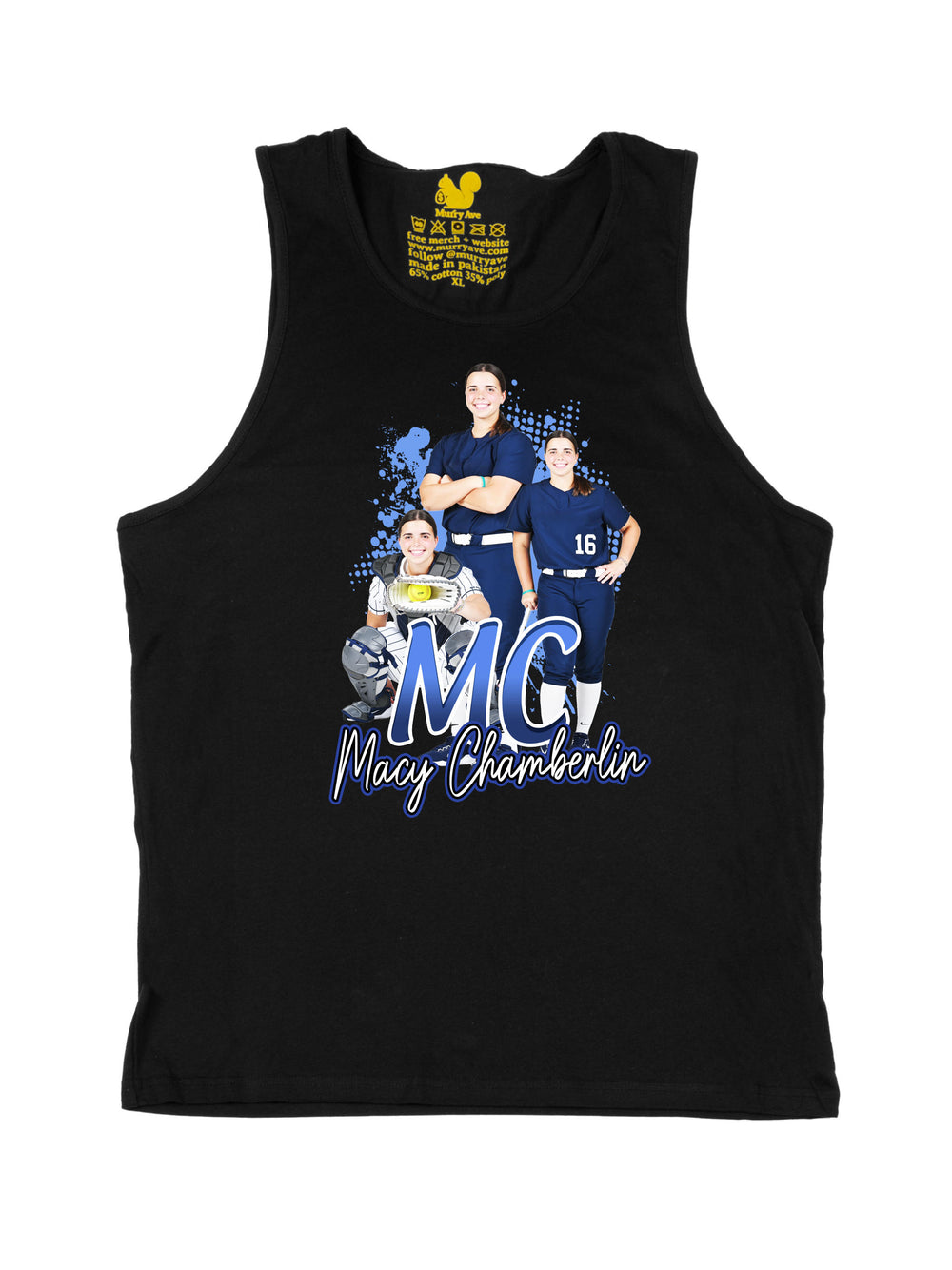 Macy Chamberlin Initials Tank Top