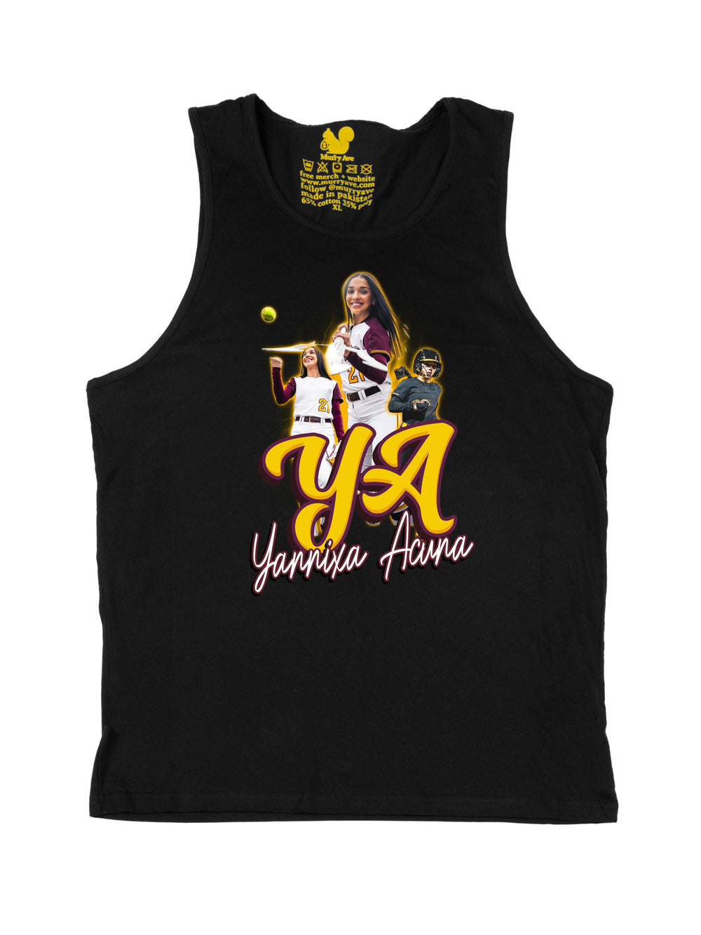 Yannixa Acuna Initials Tank Top