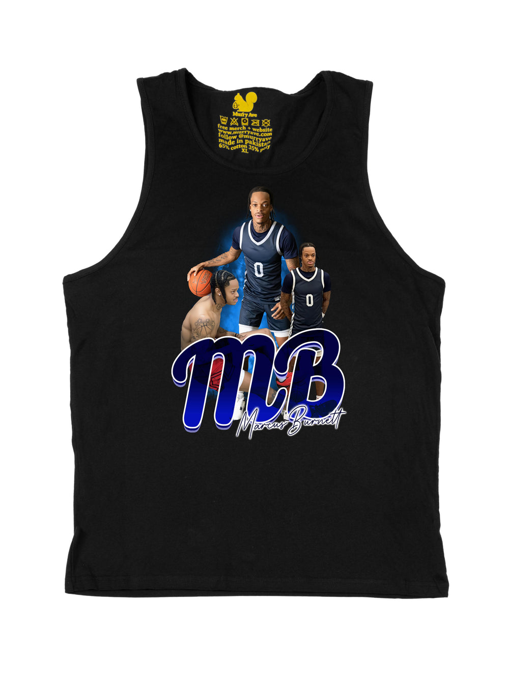 Marcus Burnett Initials Tank Top
