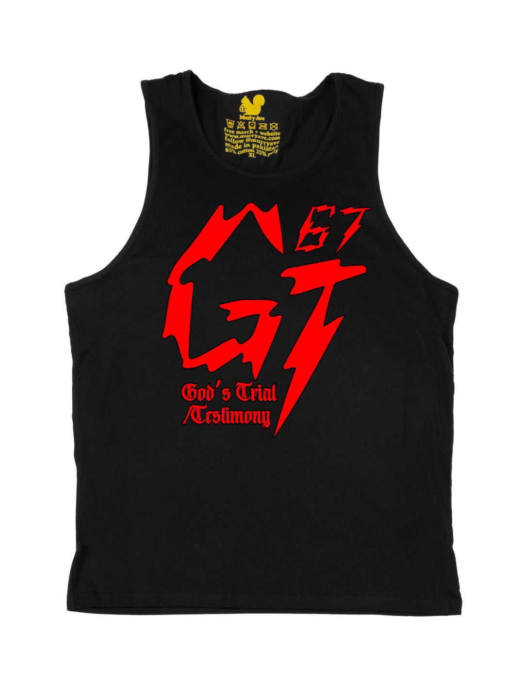 James Glover Tyson Logo Red Tank Top