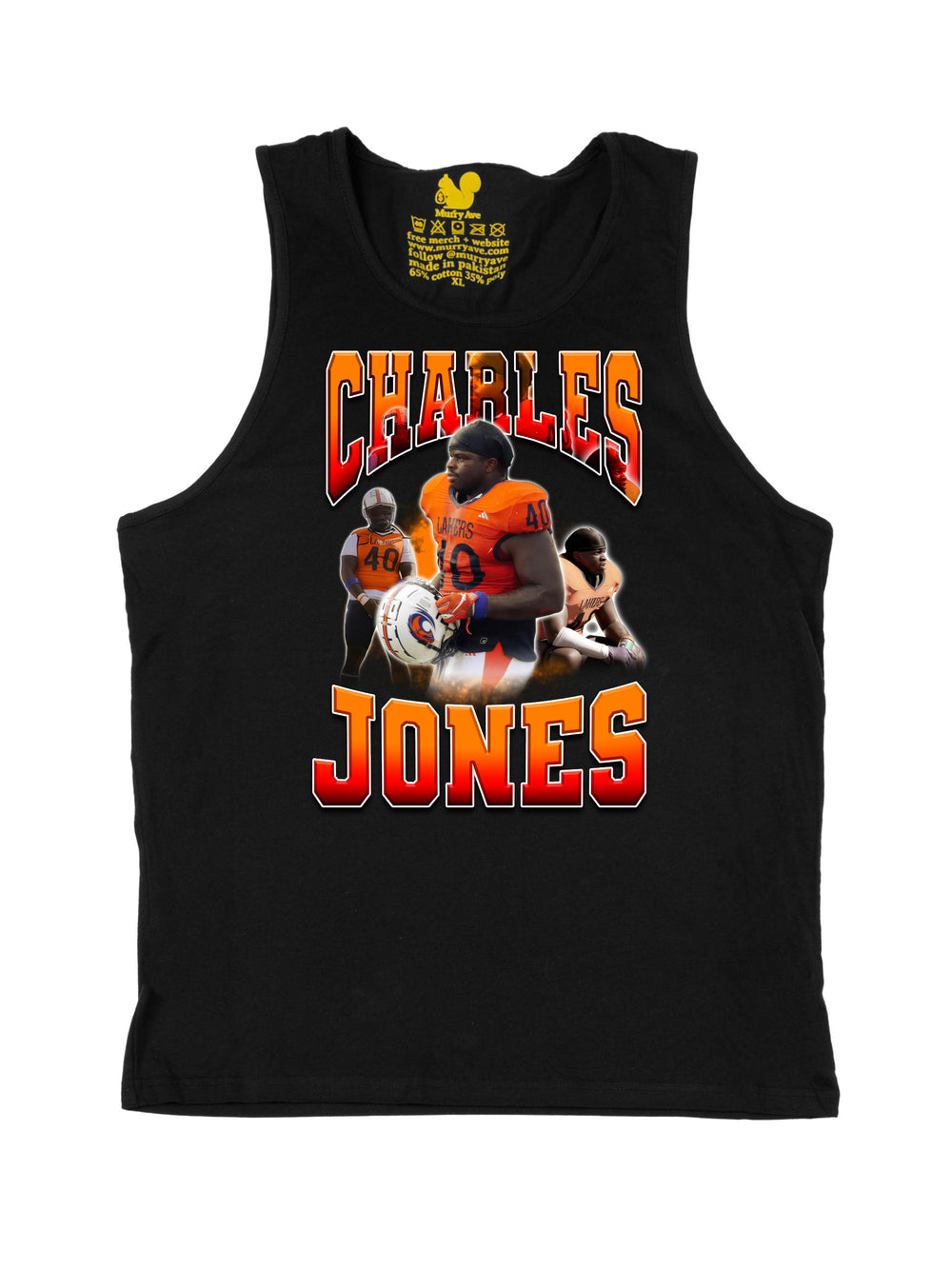 Charles Jones Collage Tank Top